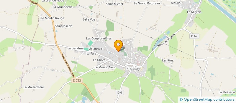 localisation de l'entreprise MONSIEUR QUENTIN ARDOIS à FROSSAY