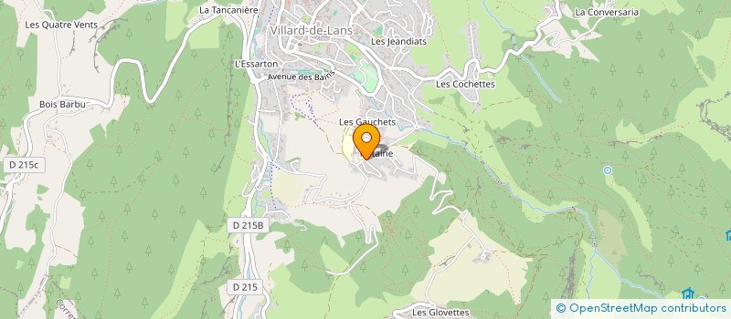 localisation de l'entreprise MONSIEUR QUENTIN ARGOUD-PUY  VILLARD-DE-LANS