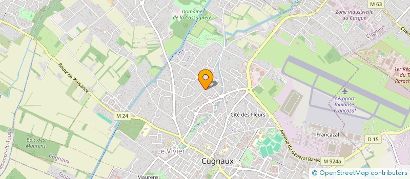 localisation de l'entreprise MONSIEUR QUENTIN ARMAJACH  CUGNAUX