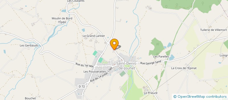 localisation de l'entreprise MONSIEUR QUENTIN AUBARD à SAINT-DENIS-DE-JOUHET