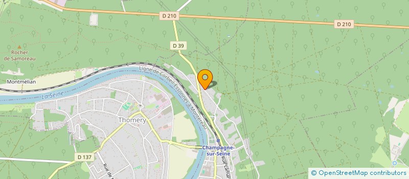 localisation de l'entreprise MONSIEUR QUENTIN AUBE à CHAMPAGNE-SUR-SEINE