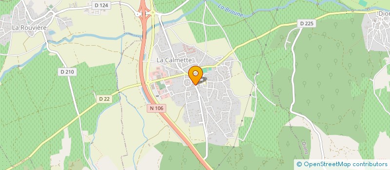localisation de l'entreprise MONSIEUR QUENTIN AUBERT à LA CALMETTE