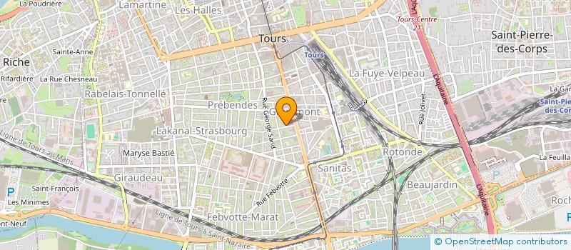 localisation de l'entreprise MONSIEUR QUENTIN AUBINEAU  TOURS