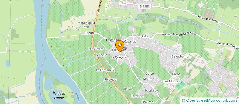 localisation de l'entreprise MONSIEUR QUENTIN AUDIBERT à QUINSAC