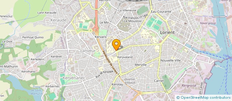 localisation de l'entreprise MONSIEUR QUENTIN AUDO  LORIENT