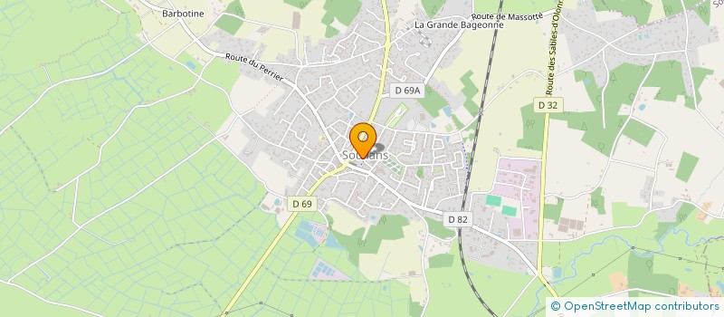 localisation de l'entreprise MONSIEUR QUENTIN AVRILLAS à SOULLANS