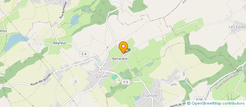 localisation de l'entreprise MONSIEUR QUENTIN AZEVEDO  CESSIEU