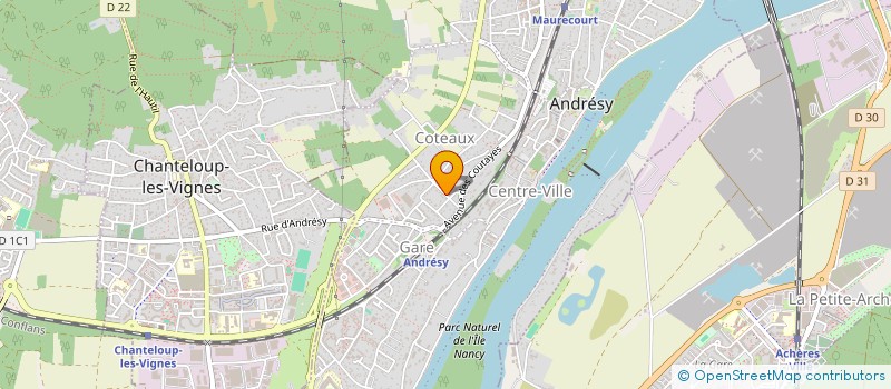 localisation de l'entreprise MONSIEUR QUENTIN AZZOPARDI  ANDRESY