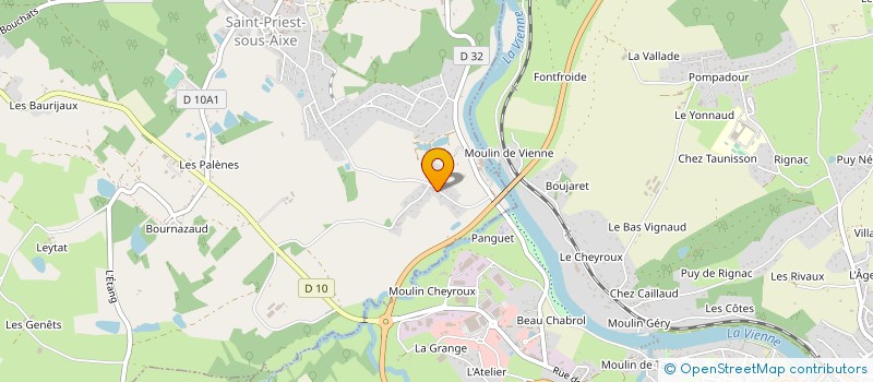 localisation de l'entreprise MONSIEUR QUENTIN BACH à LIMOGES