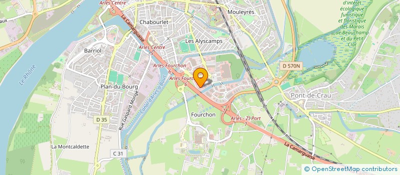 localisation de l'entreprise MONSIEUR QUENTIN BACHELU  ARLES