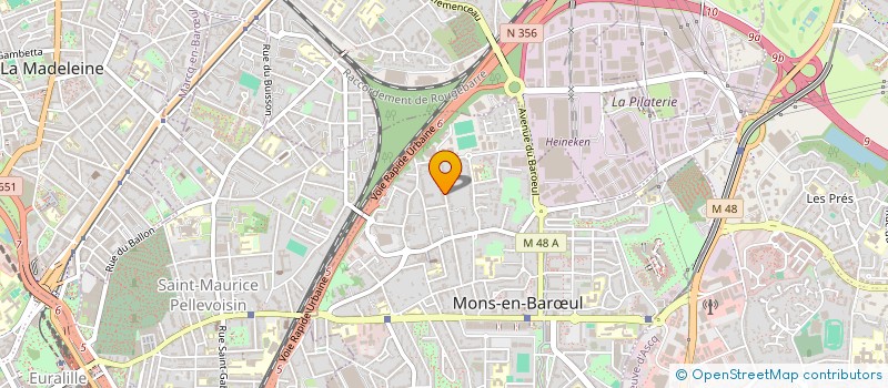 localisation de l'entreprise MONSIEUR QUENTIN BADONNEL à MONS-EN-BARŒUL