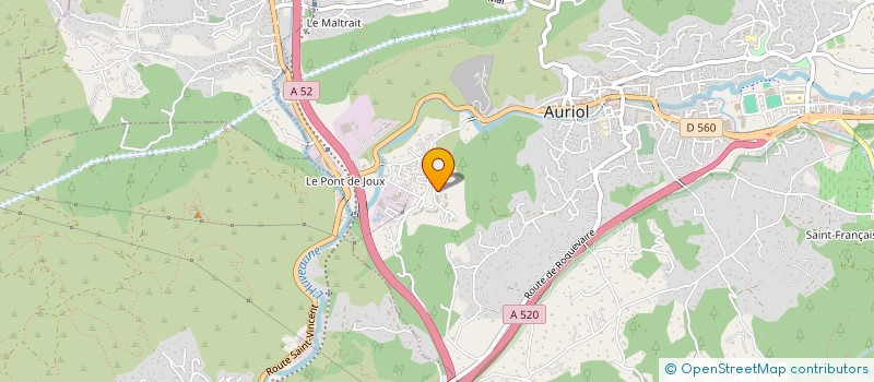 localisation de l'entreprise MONSIEUR QUENTIN BAILLE  AURIOL