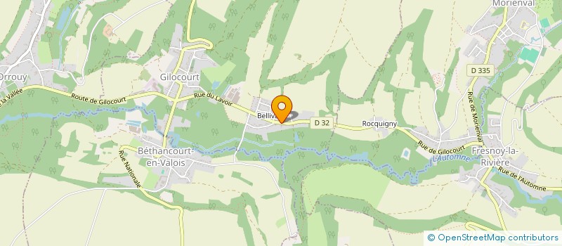 localisation de l'entreprise MONSIEUR QUENTIN BAILLOEUIL  GILOCOURT