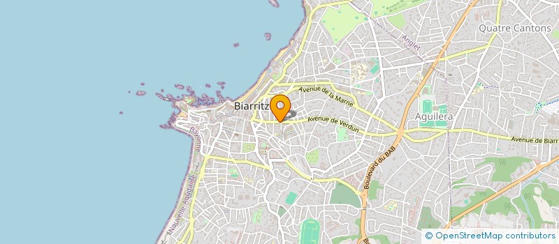 localisation de l'entreprise MONSIEUR QUENTIN BARJOU à BIARRITZ