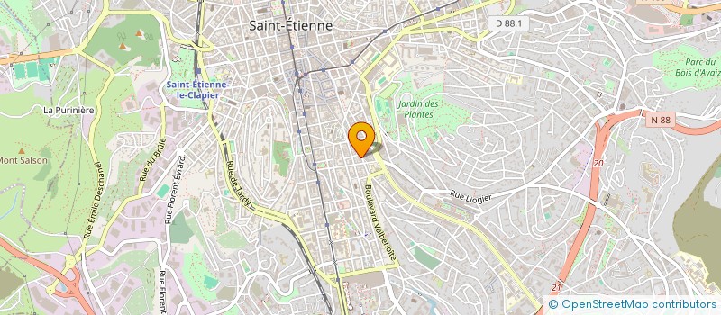 localisation de l'entreprise MONSIEUR QUENTIN BARNAVON  SAINT-ETIENNE