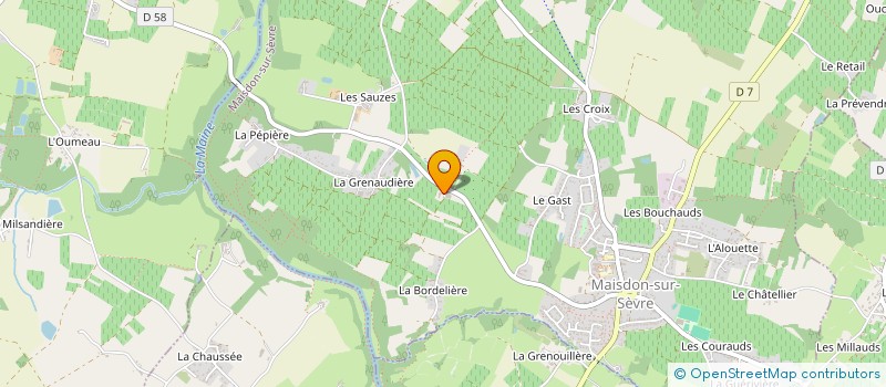 localisation de l'entreprise MONSIEUR QUENTIN BARRAULT à MAISDON-SUR-SEVRE