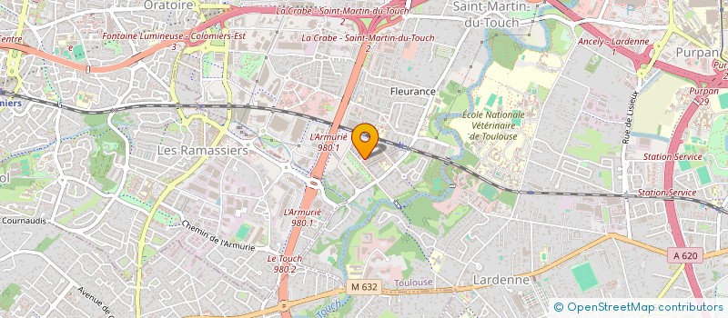 localisation de l'entreprise MONSIEUR QUENTIN BARTHAS  TOULOUSE