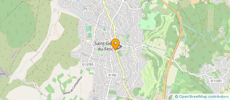 localisation de l'entreprise MONSIEUR QUENTIN BARTHELOT à SAINT-GELY-DU-FESC