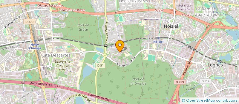 localisation de l'entreprise MONSIEUR QUENTIN BAUD  CHAMPS-SUR-MARNE