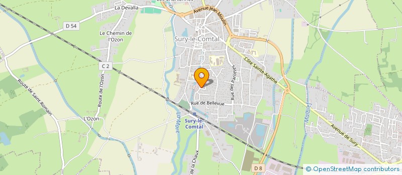 localisation de l'entreprise MONSIEUR QUENTIN BAUMANN à SURY-LE-COMTAL