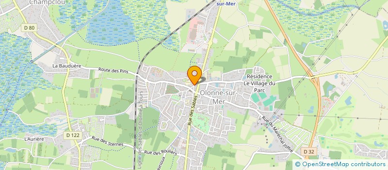 localisation de l'entreprise MONSIEUR QUENTIN BAWEJSKI à LES SABLES D'OLONNE