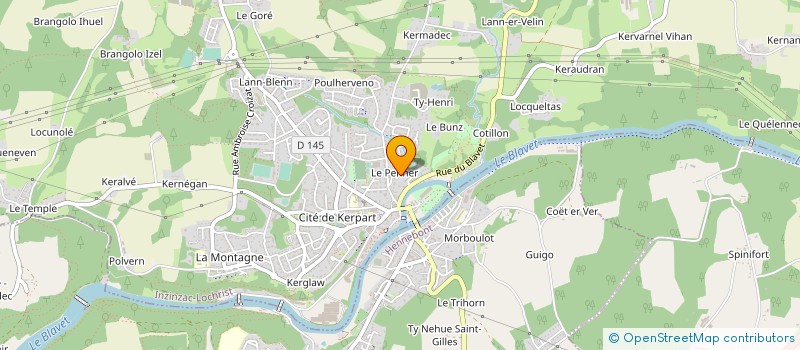 localisation de l'entreprise MONSIEUR QUENTIN BEAL  PLOUHINEC