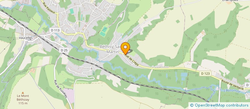 localisation de l'entreprise MONSIEUR QUENTIN BEAUGRAND  BETHISY-SAINT-MARTIN