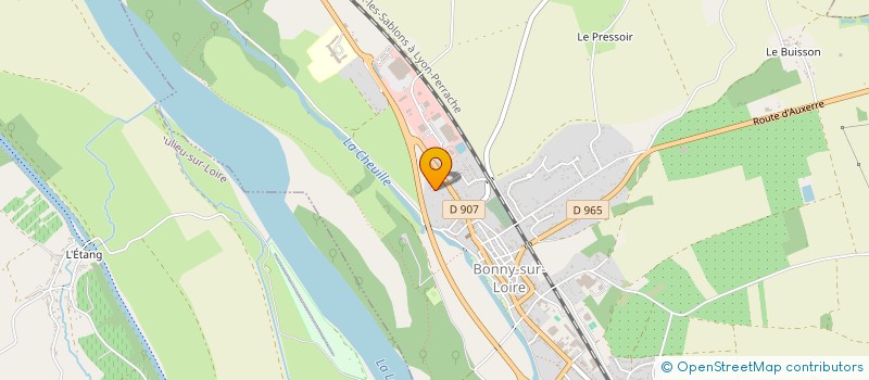 localisation de l'entreprise MONSIEUR QUENTIN BEAUMARIE à BONNY-SUR-LOIRE