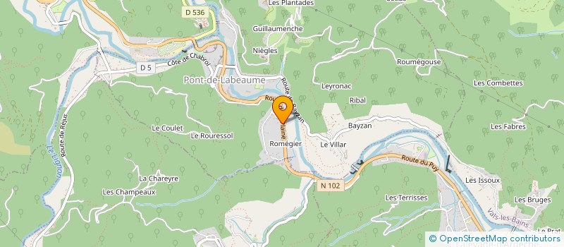 localisation de l'entreprise MONSIEUR QUENTIN BEAUME  PRADES