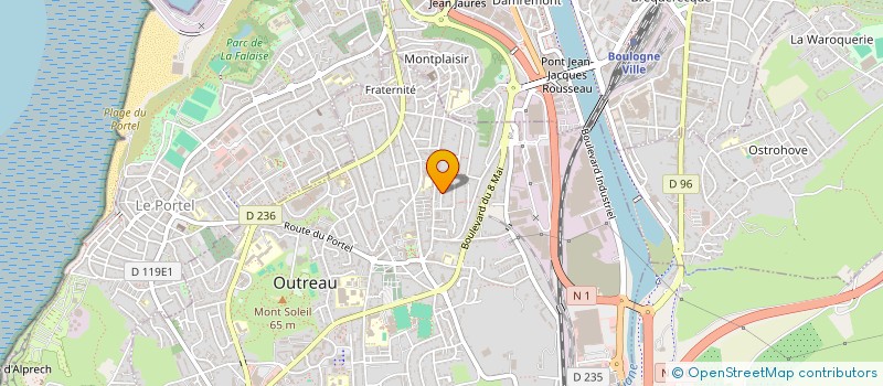 localisation de l'entreprise MONSIEUR QUENTIN BECARD  BOULOGNE-SUR-MER