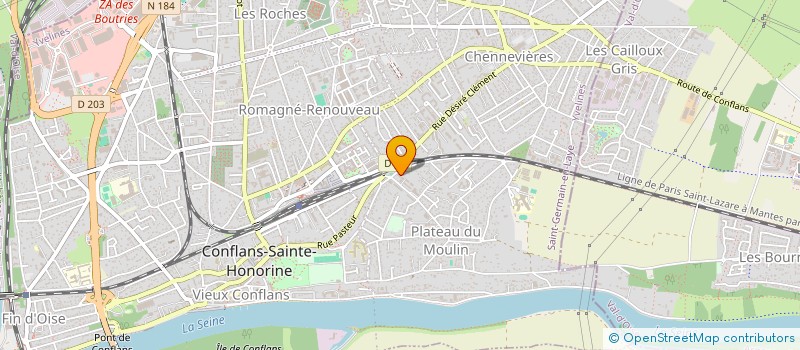 localisation de l'entreprise MONSIEUR QUENTIN BELLY  CONFLANS-SAINTE-HONORINE