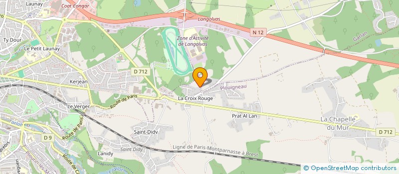 localisation de l'entreprise MONSIEUR QUENTIN BENARD  PLOUIGNEAU