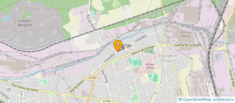 localisation de l'entreprise MONSIEUR QUENTIN BENARDON  FLORANGE