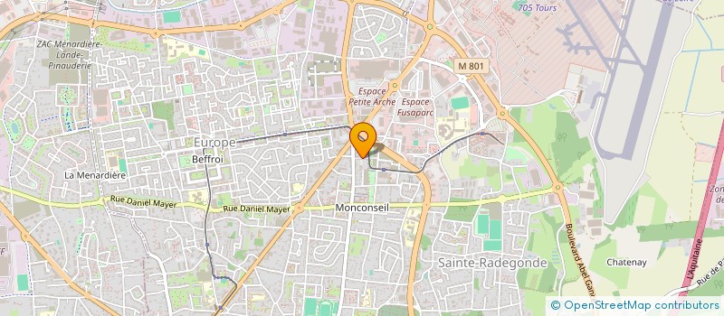 localisation de l'entreprise MONSIEUR QUENTIN BENEL  TOURS