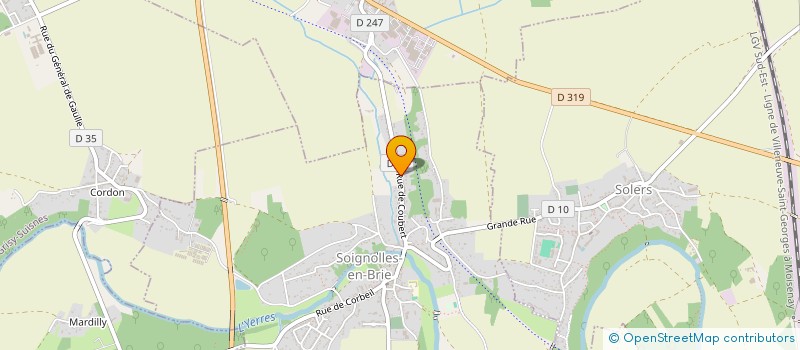 localisation de l'entreprise MONSIEUR QUENTIN BENETEAU  SOIGNOLLES-EN-BRIE