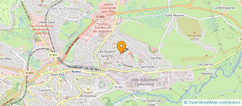 localisation de l'entreprise MONSIEUR QUENTIN BENNIA  ONET-LE-CHATEAU