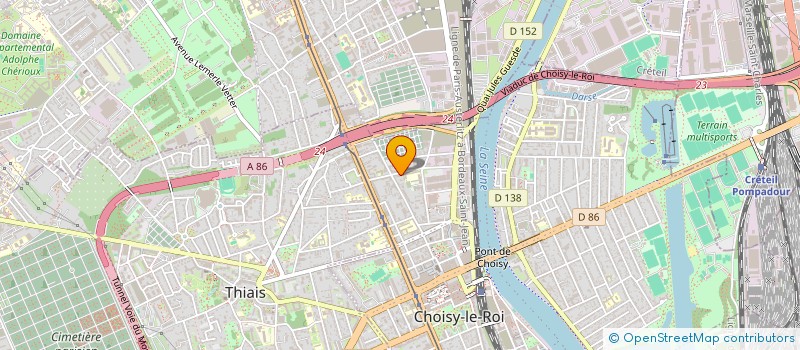 localisation de l'entreprise MONSIEUR QUENTIN BENOIST  CHOISY-LE-ROI