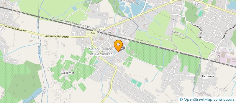 localisation de l'entreprise MONSIEUR QUENTIN BENSAOULA  SAINT-SULPICE-ET-CAMEYRAC