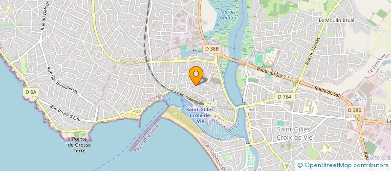 localisation de l'entreprise MONSIEUR QUENTIN BERAUT  SAINT-GILLES-CROIX-DE-VIE