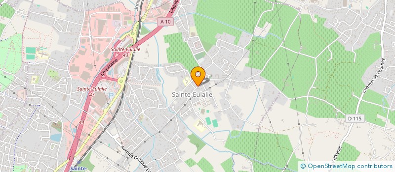 localisation de l'entreprise MONSIEUR QUENTIN BERBEDES  SAINTE-EULALIE