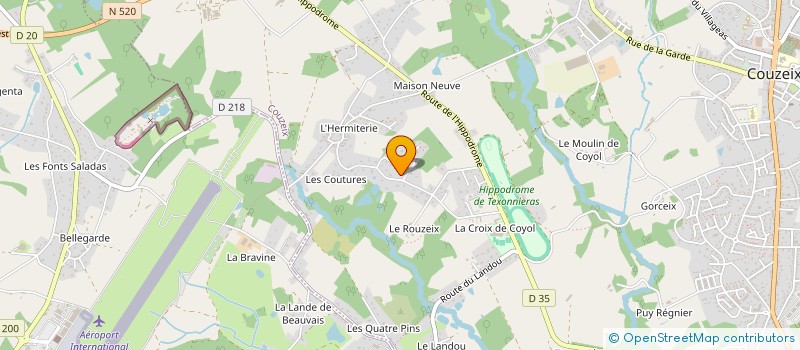 localisation de l'entreprise MONSIEUR QUENTIN BERBEY  COUZEIX