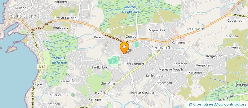 localisation de l'entreprise MONSIEUR QUENTIN BERGER à PENMARCH