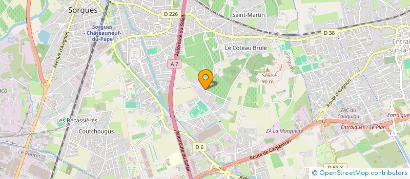localisation de l'entreprise MONSIEUR QUENTIN BERGER à SORGUES