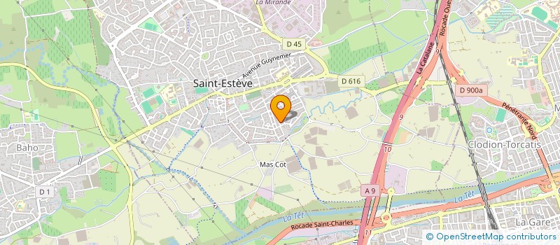 localisation de l'entreprise MONSIEUR QUENTIN BERLEZ  SAINT-ESTEVE