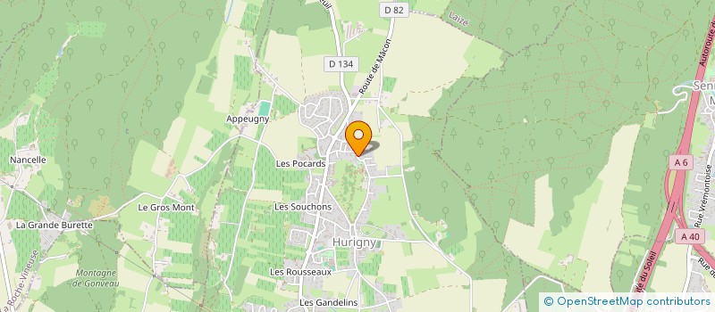 localisation de l'entreprise MONSIEUR QUENTIN BERNARD  HURIGNY