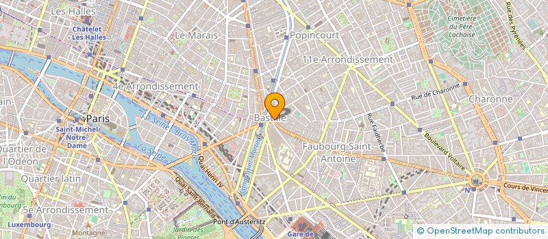 localisation de l'entreprise MONSIEUR QUENTIN BERTOUX  PARIS