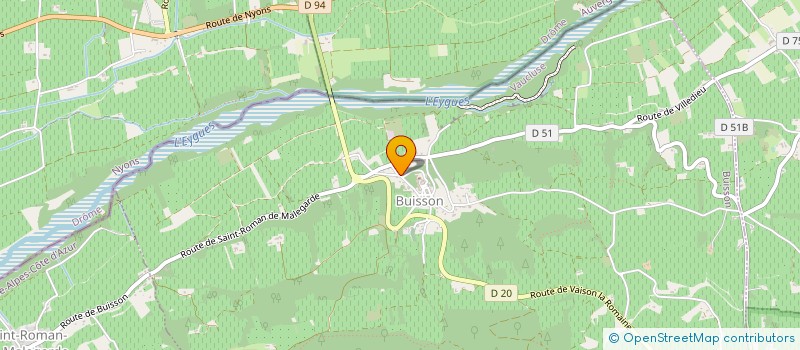 localisation de l'entreprise MONSIEUR QUENTIN BERTRAND  BUISSON