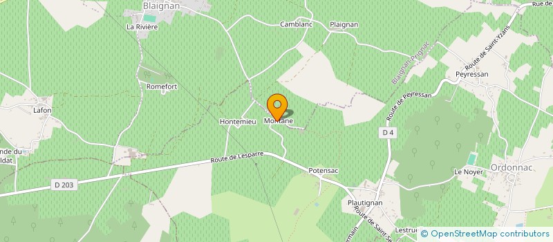 localisation de l'entreprise MONSIEUR QUENTIN BESNARD  ORDONNAC