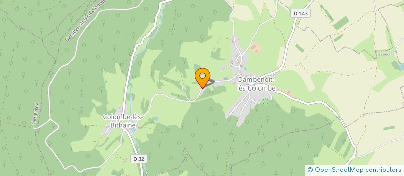 localisation de l'entreprise MONSIEUR QUENTIN BEY  DAMBENOIT-LES-COLOMBE