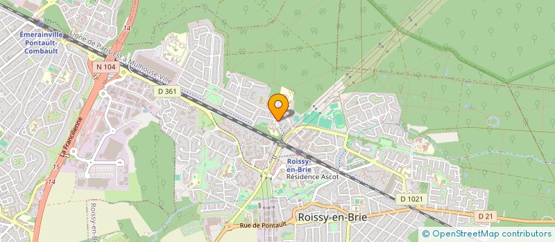 localisation de l'entreprise MONSIEUR QUENTIN BEZERRA  ROISSY-EN-BRIE